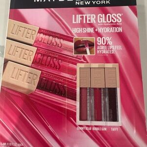 Maybelline Lifter Gloss Trio - Gummy Bear, Bubble Gum, Taffy